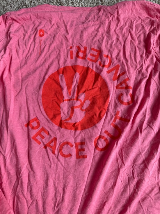 Figs Long Sleeve Tee in Pink with Red Graphic - Picture 2 of 5